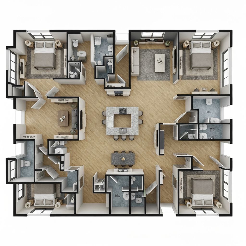 3 Bedroom Floor Plan