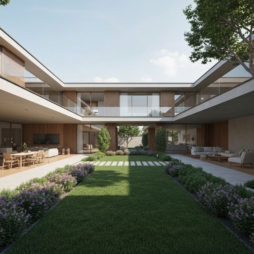 Landscaped Courtyard